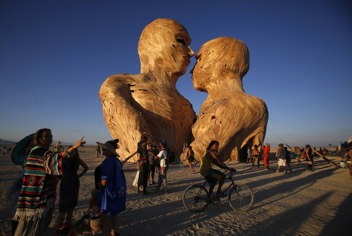 Le festival du Burning Man sous un angle de vue inédit